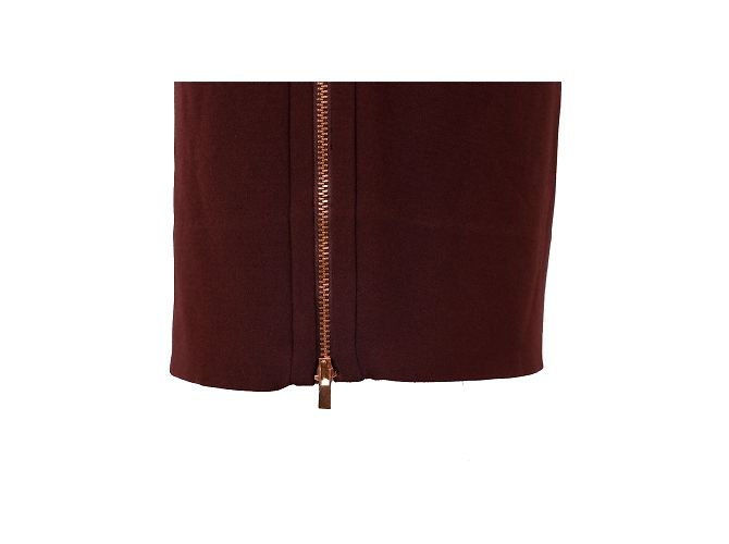 Falda midi con cremallera lateral de Diane Von Furstenberg Braun - Ansicht 5