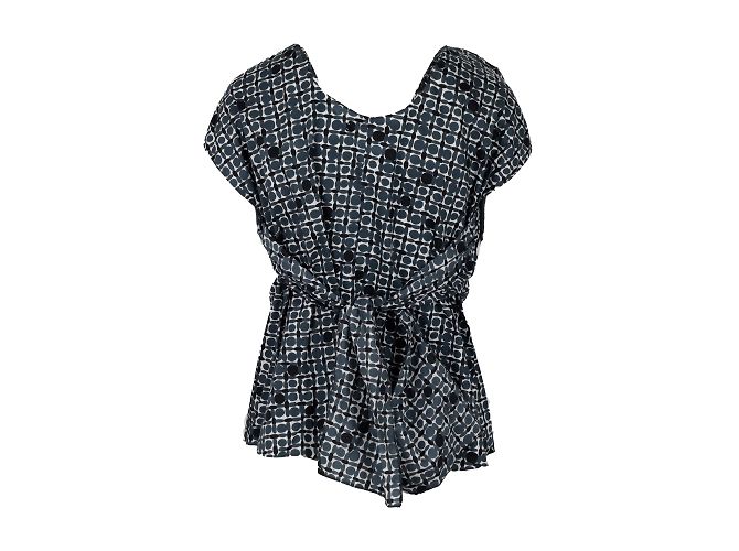 Top estampado de algodão Marni Multicor - vista 2