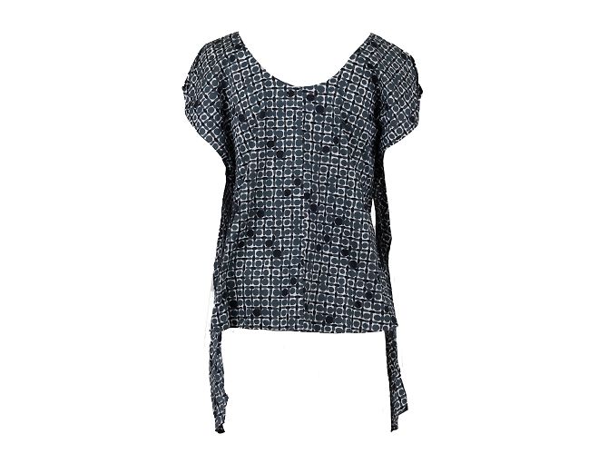 Top estampado de algodão Marni Multicor - vista 3