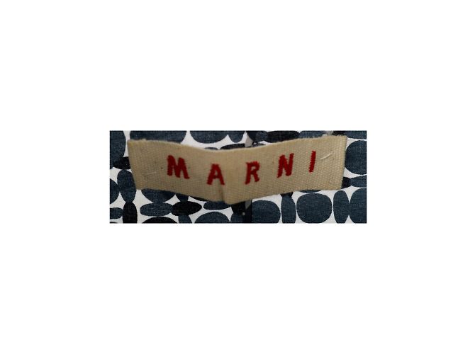 Top estampado de algodão Marni Multicor - vista 4