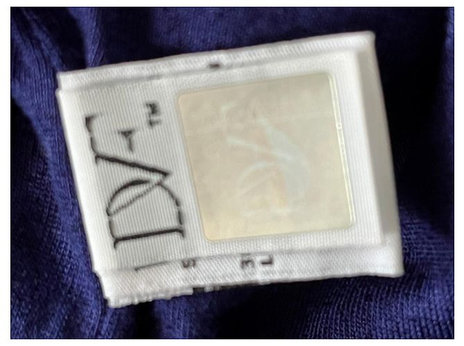 Diane Von Furstenberg DvF Zarita Langes Spitzenkleid in Mitternachtsblau Marineblau Dunkelblau - Ansicht 9