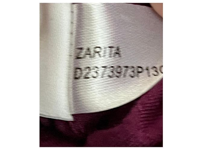 Diane Von Furstenberg Vestido de encaje burdeos Zarita de DvF Púrpura Ciruela - vista 7