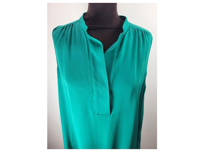 Joseph „Liv“ Seidenkreppkleid in Smaragdgrün - Ansicht 6