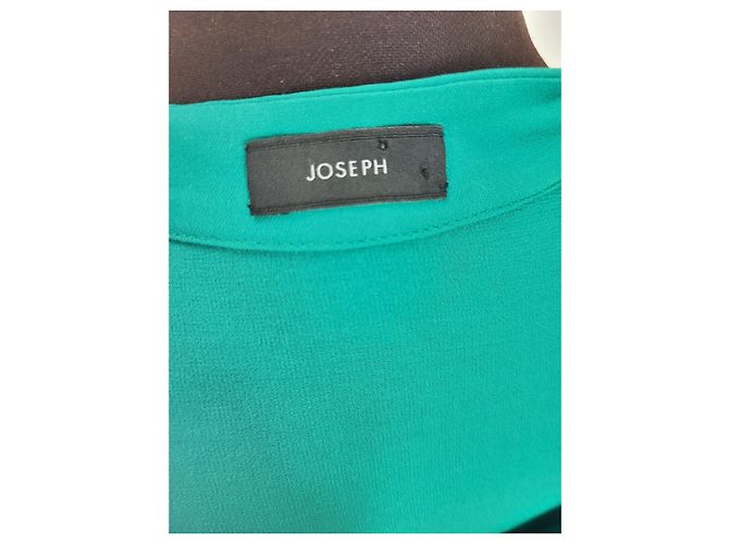 Joseph „Liv“ Seidenkreppkleid in Smaragdgrün - Ansicht 7
