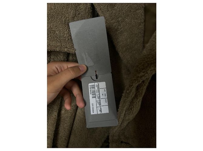 Trench Balenciaga in cotone color sabbia - vista 12