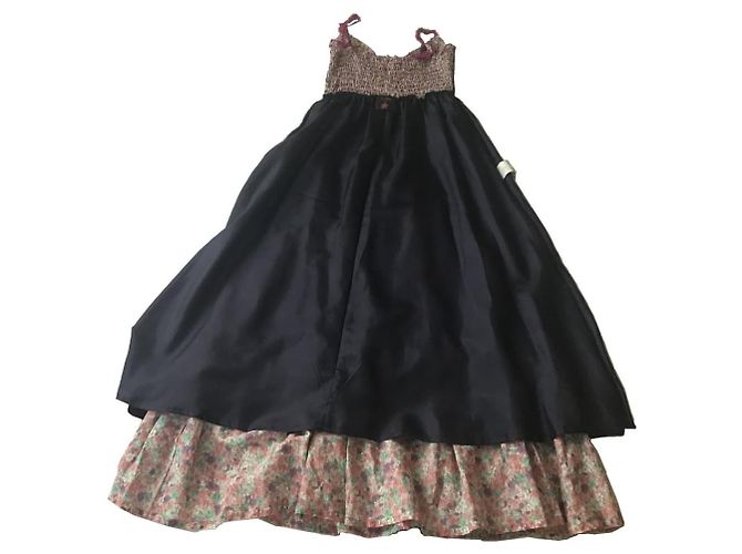*** Keita Maruyama Vestido longo Rosa Multicor Laranja - vista 5