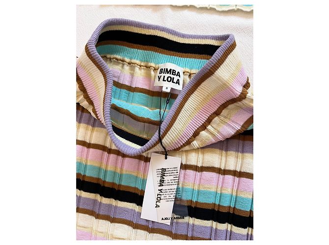 Conjunto de Falda y Top Bimba & Lola de Punto de Algodón Pastel Multicolor - vista 7
