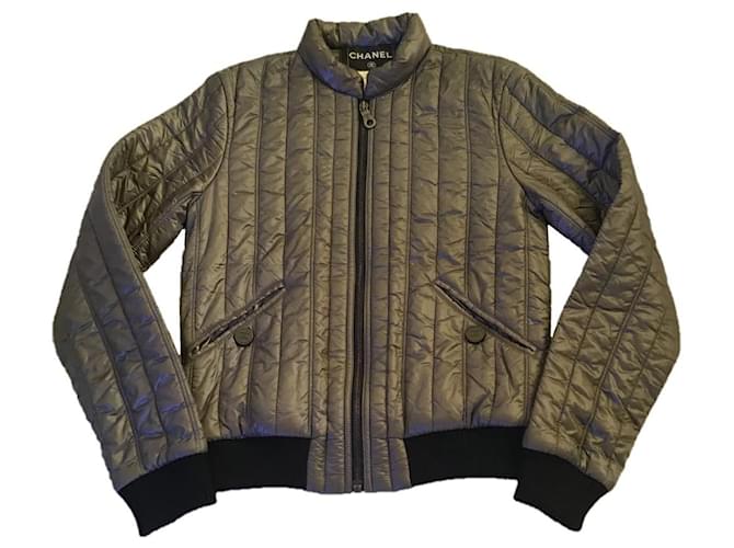 ***Chanel Steppjacke Grau - Ansicht 3