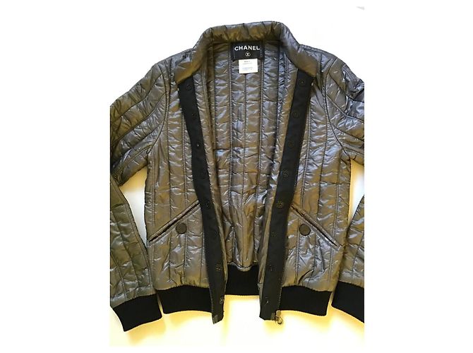 ***Chanel Steppjacke Grau - Ansicht 7
