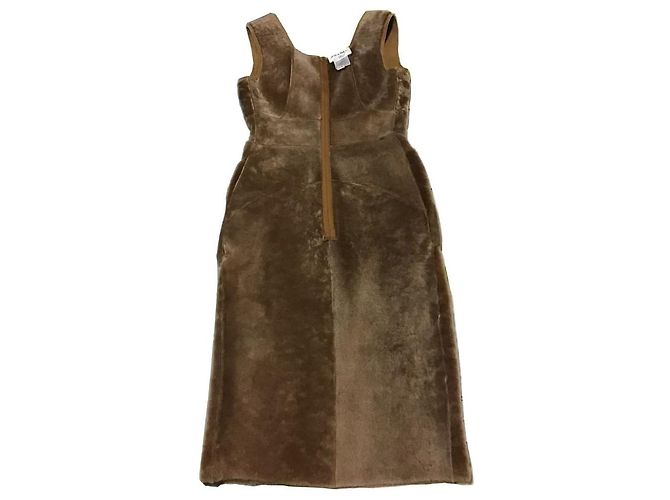 ***Chanel Schaffellkleid Hellbraun - Ansicht 6
