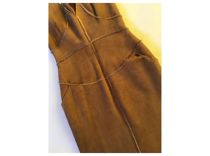 ***Chanel Schaffellkleid Hellbraun - Ansicht 7