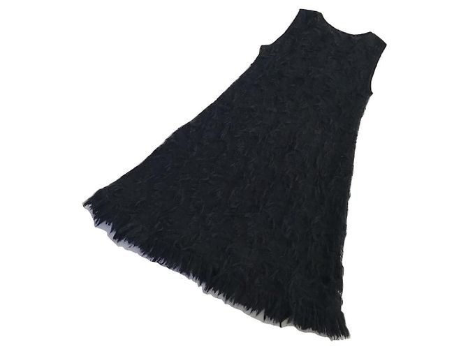 **Chanel Schwarzes Mohairkleid - Ansicht 4