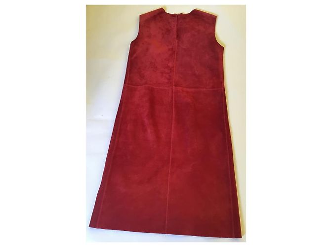 ***Marni Wildlederkleid Rot - Ansicht 2
