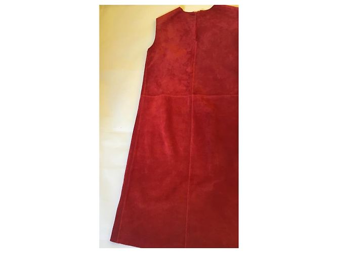 ***Marni Wildlederkleid Rot - Ansicht 3