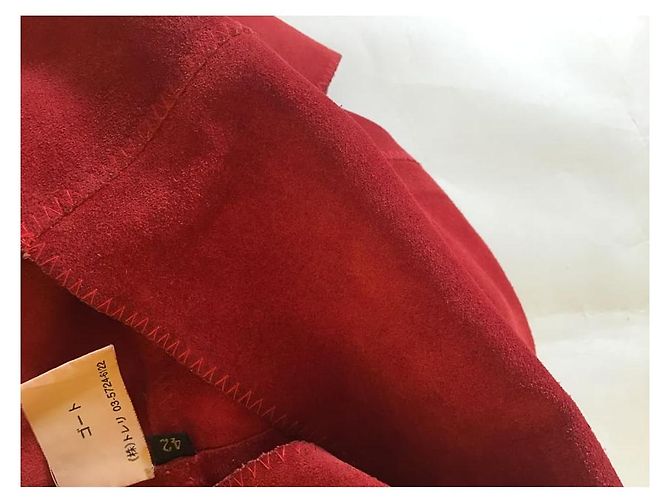 ***Marni Wildlederkleid Rot - Ansicht 4