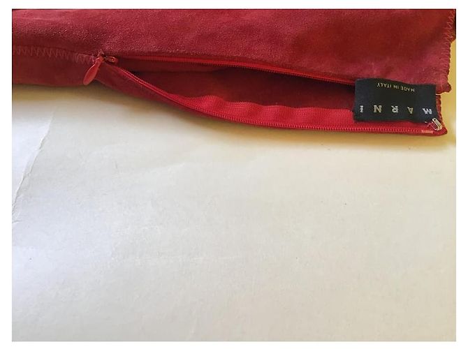 ***Marni Wildlederkleid Rot - Ansicht 5