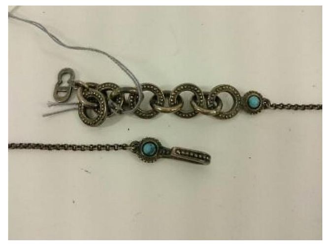 ***Collana con orecchini a clip Christian Dior Multicolore - vista 3