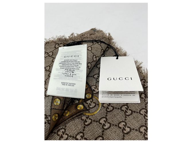Gucci Pañuelo Pheonies - vista 3