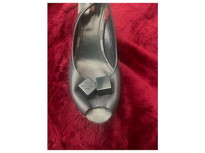 Espadrillas Louis Vuitton Blu Pelle 39 - vista 7
