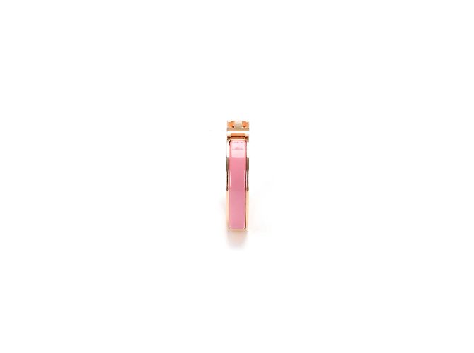 Hermès Pulseira Clic H Rosa - vista 4