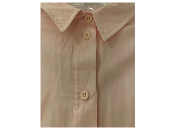 Topshop Hemdkleid aus rosa Baumwolle Größe 8 UK - Ansicht 3