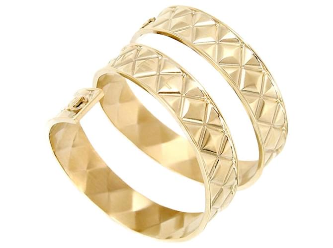 Coco Crush * Bracciale Chanel CC Mark Logo Bangle Spiral D'oro - vista 2