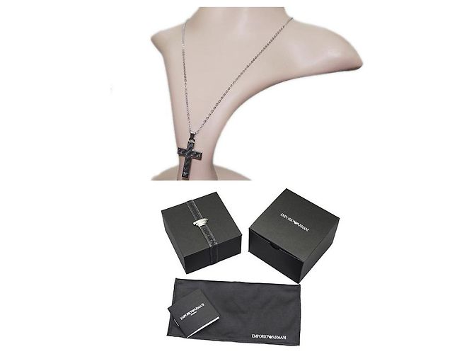 * Collana Emporio Armani Argento - vista 3