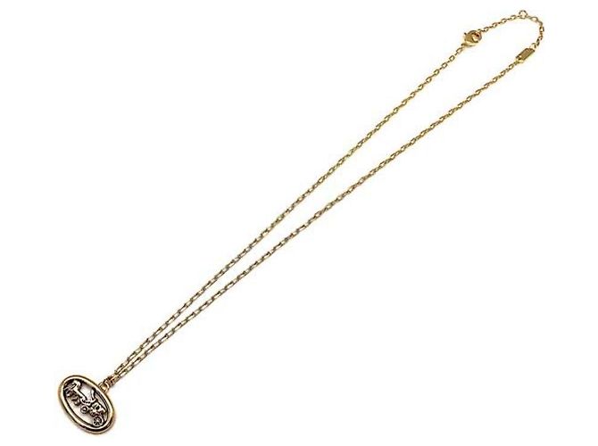 Collana Coach in metallo dorato D'oro - vista 4