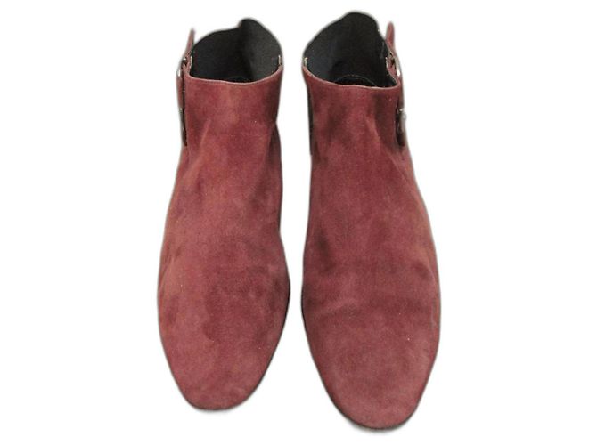 botas talla bally 39,5 Burdeos - vista 3