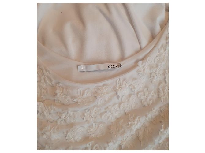 Vestido blanco Allude de modal - vista 5