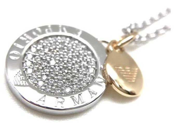 * Emporio Armani Halskette Silber Golden - Ansicht 2