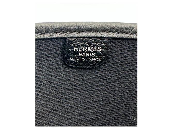 Borsa Hermès Evelyne 29cm Nero Grigio - vista 8