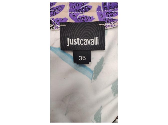 Abito Just Cavalli Multicolore Viscosa ed Elastan Taglia 38 - vista 4