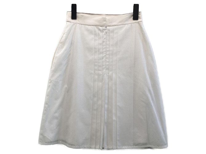 ***Falda Chanel Classic Hole Blanco - vista 2