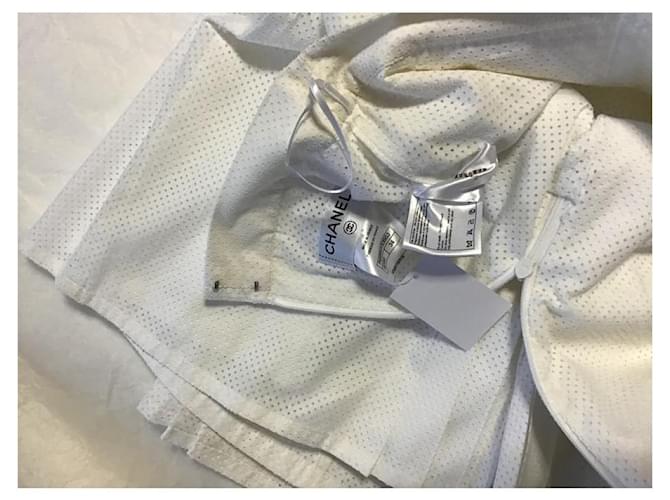 ***Falda Chanel Classic Hole Blanco - vista 5