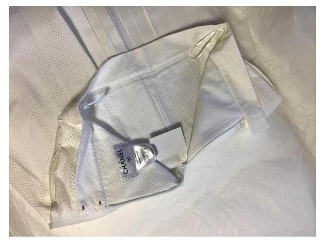***Falda Chanel Classic Hole Blanco - vista 7