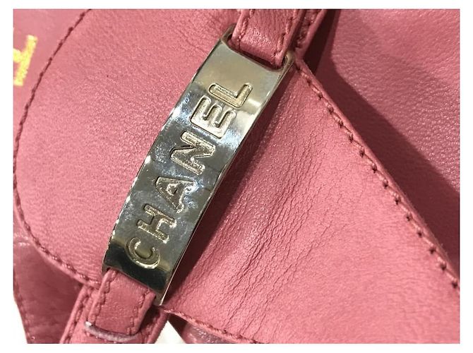 ***Sandali in pelle Chanel Rosa - vista 7