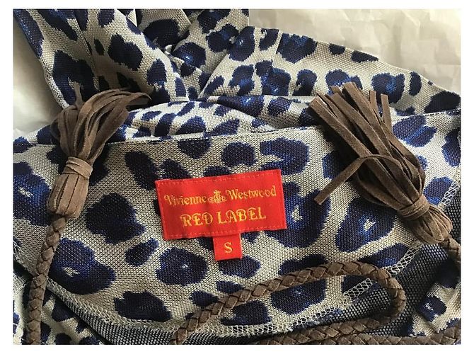 ***Vestido Vivienne Westwood Multicolor Azul marino - vista 3