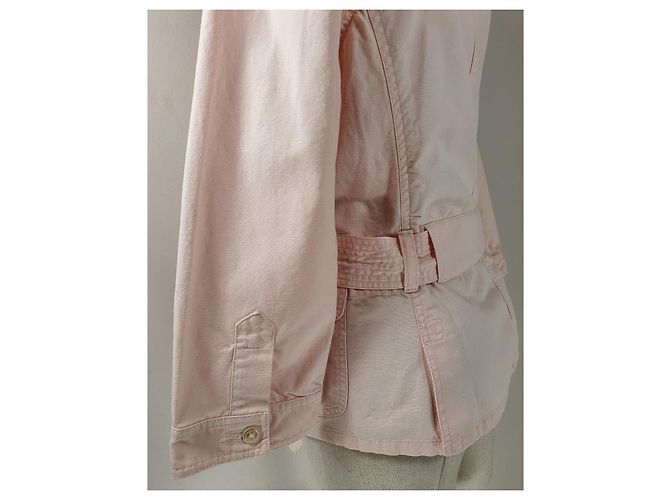 Jaqueta Ralph Lauren Rosa de Algodão e Linho Tamanho L - vista 6