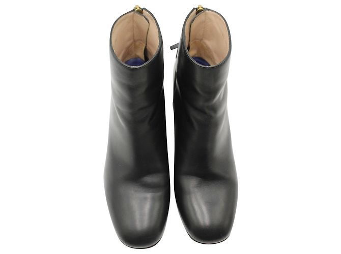 Stivaletti Stuart Weitzman Coban in Pelle Nera Nero - vista 2