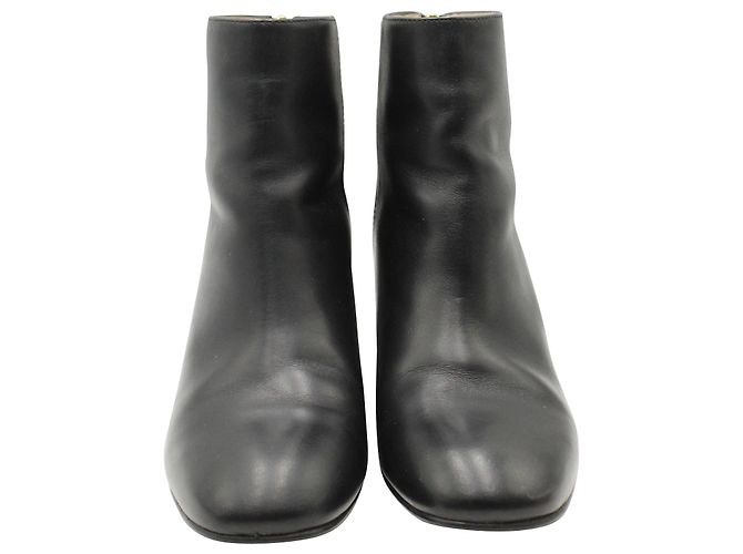 Stivaletti Stuart Weitzman Coban in Pelle Nera Nero - vista 3