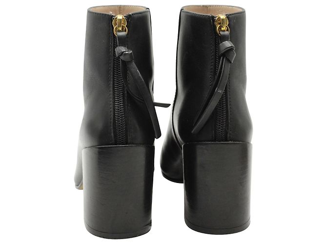 Stivaletti Stuart Weitzman Coban in Pelle Nera Nero - vista 5