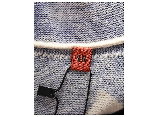 Missoni Strick-Sweatshirt mit Tie-Dye-Effekt aus blauem Kaschmir - Ansicht 4
