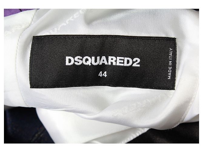 Dsquared2 Blazer da sera mimetico in poliestere multicolore - vista 4