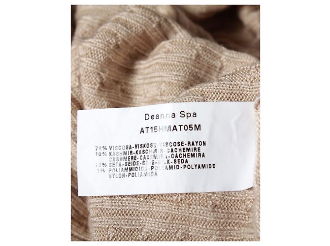 Giorgio Armani Top sin mangas de punto en viscosa beige de Armani Castaño - vista 5