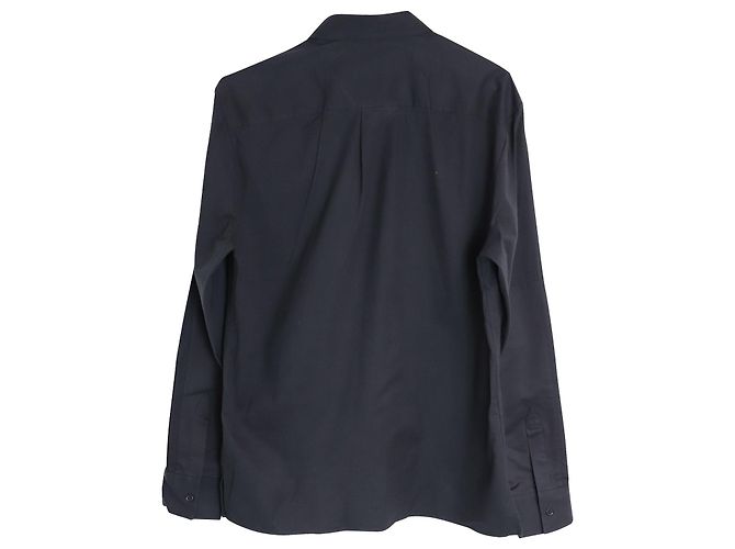 Camicia con dettaglio cerniera Louis Vuitton in cotone nero - vista 2