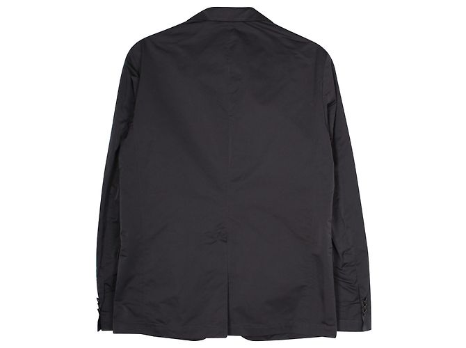 Jil Sander Tailored Single Breasted Blazer in Black Polyester - view 2