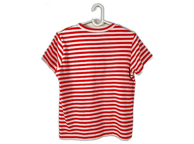 Camiseta de rayas roja y blanca de algodón Tory Burch Tory Sport Blanco - vista 2