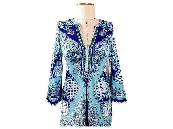Abito Hale Bob Multicolore Poliestere Elastan S - vista 2