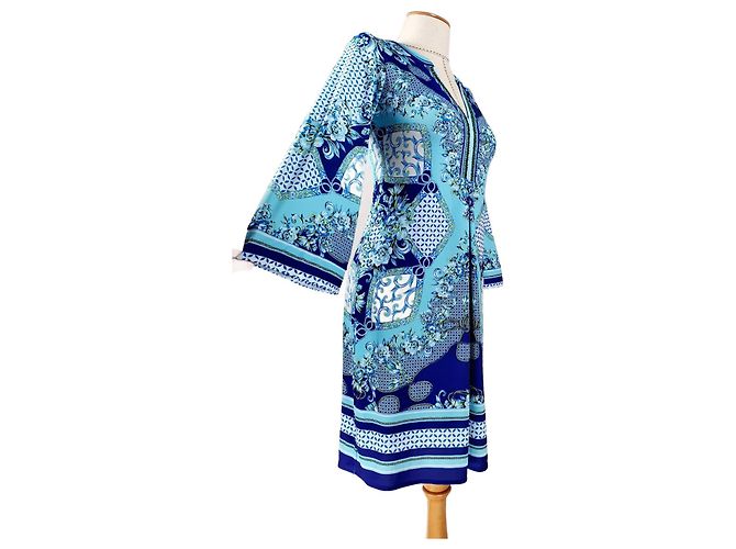 Abito Hale Bob Multicolore Poliestere Elastan S - vista 3